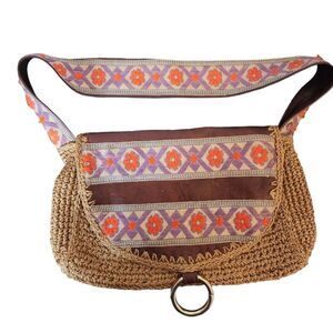 Native America Vintage Carryall Hippie Cottagecore Granola Girl Peasant Woven